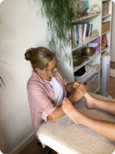 Massage des pieds harmonisant